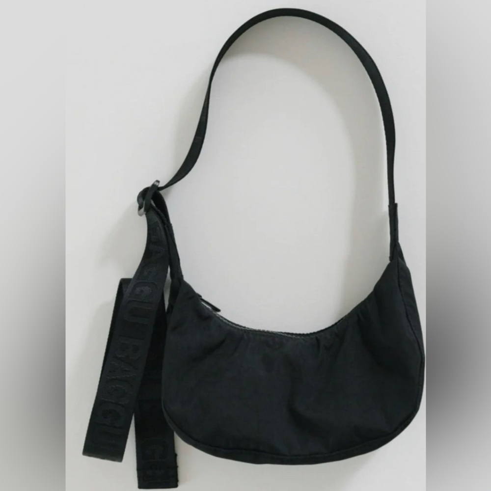 BAGGU Mini Crescent Bag Black